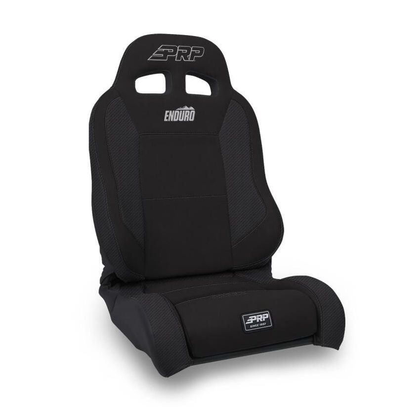 PRP Seats A8901044-241 PRP EnduroTrek Reclining Suspension Seat - Black Suede - Driver