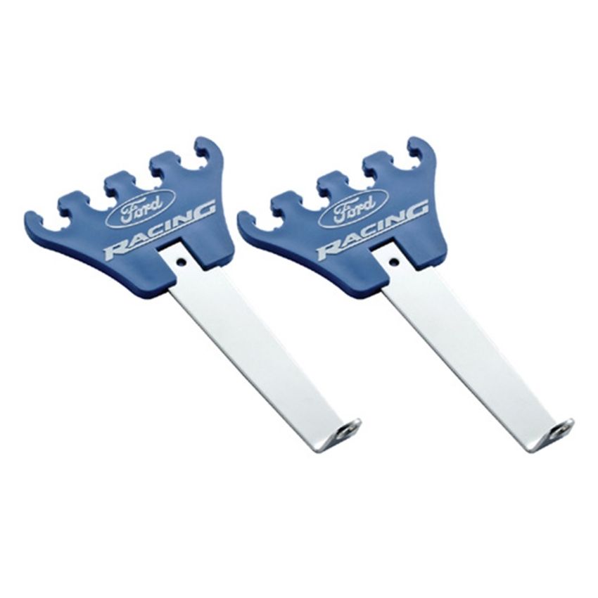 FORD FRD302-636 Spark Plug Wire Looms 2pk Chrome 4-Wire