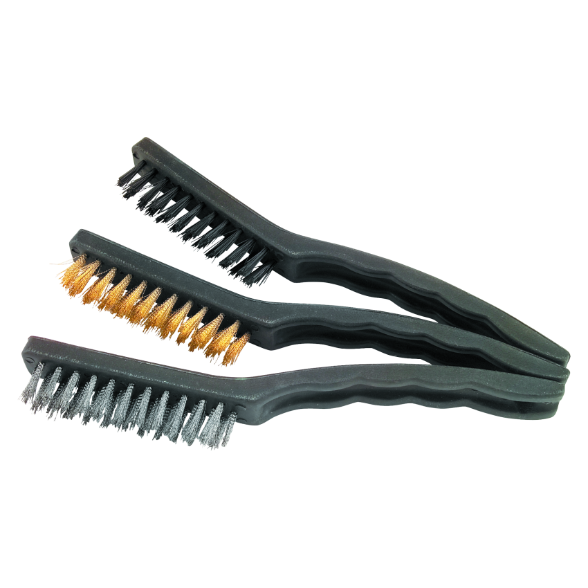 BikeMaster 151538 3-pc Nylon/Wire Brush Set