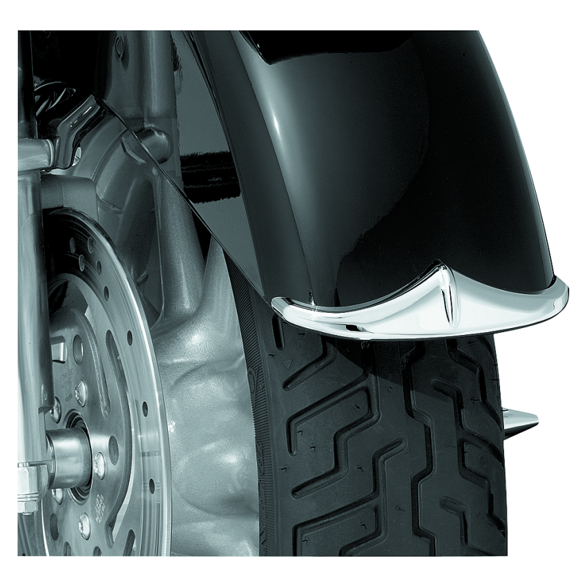Kuryakyn 8642 Front Fender Accent Leading Edge Chrome