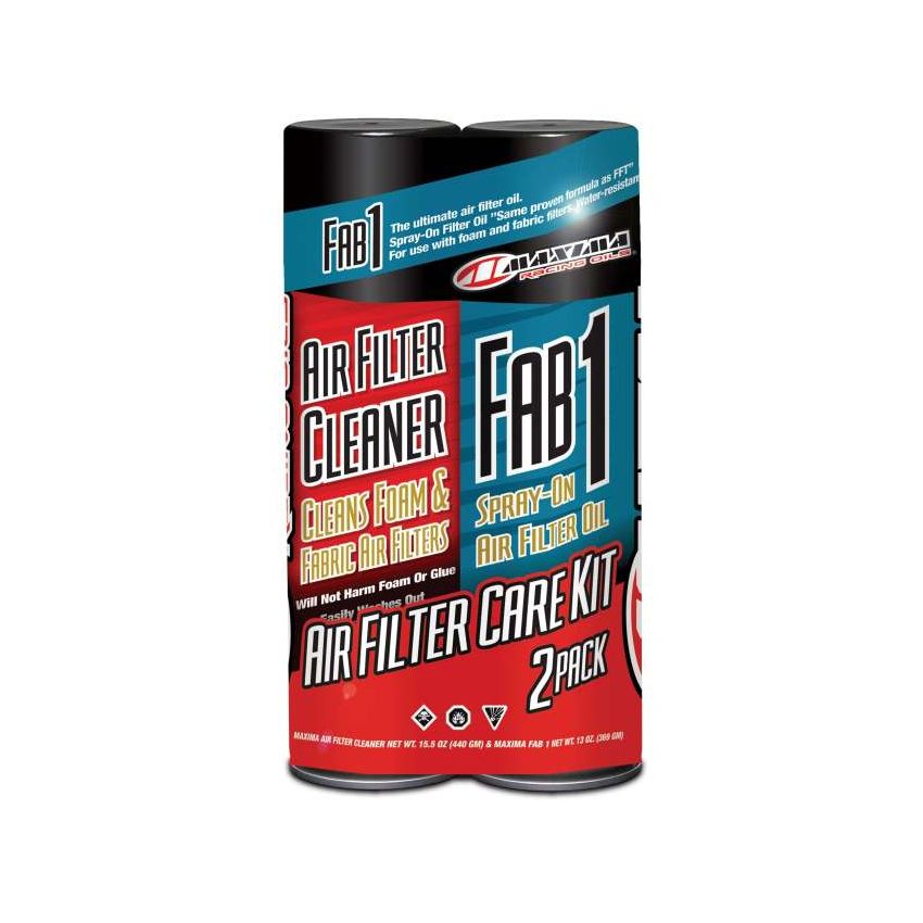 Maxima Air Filter Maintenance Combo Kit 2-Pack Aerosol