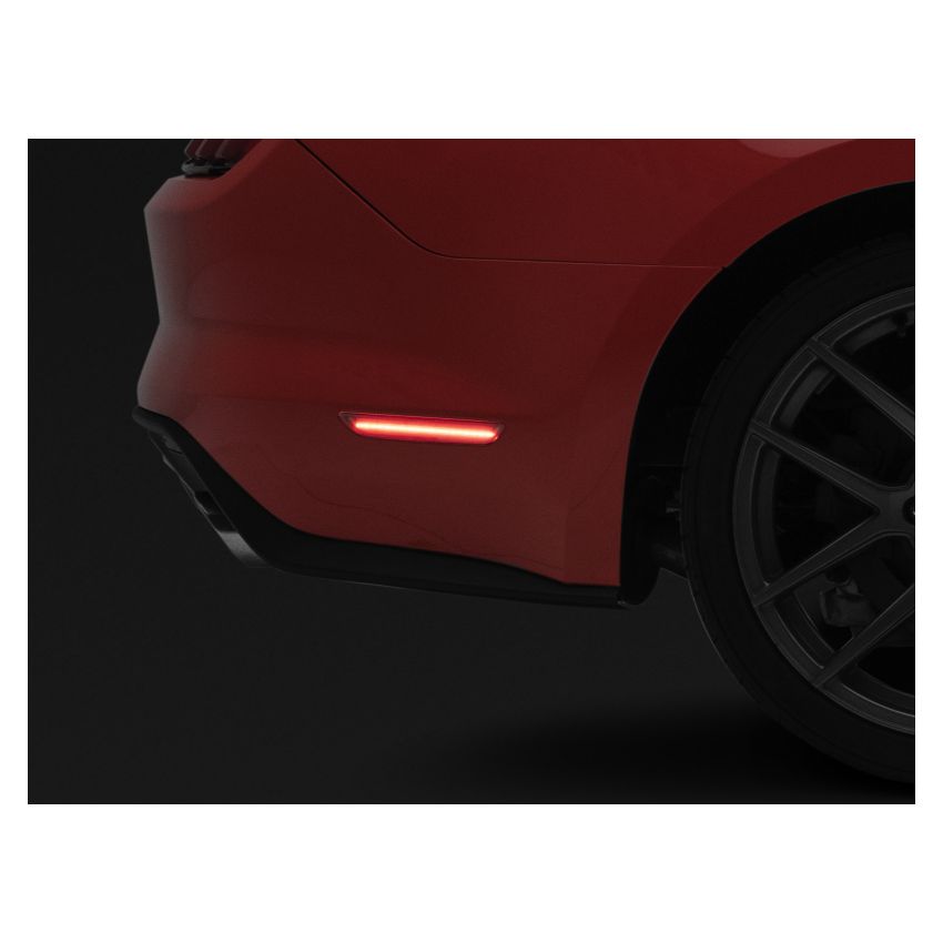 Raxiom 404231 15-22 Ford Mustang Axial Series LED Side Marker Lights Rear (Smoked)