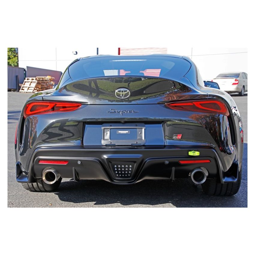 Perrin 2020 Toyota Supra Tow Hook Kit (Rear) - Neon Yellow