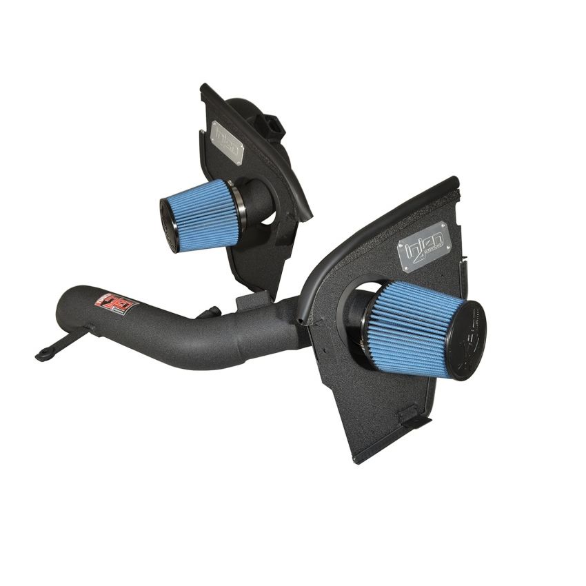 Injen 2015 M3/M4 3.0L Twin Turbo Wrinkle Black Short Ram 2pc. Intake System w/ MR Technology