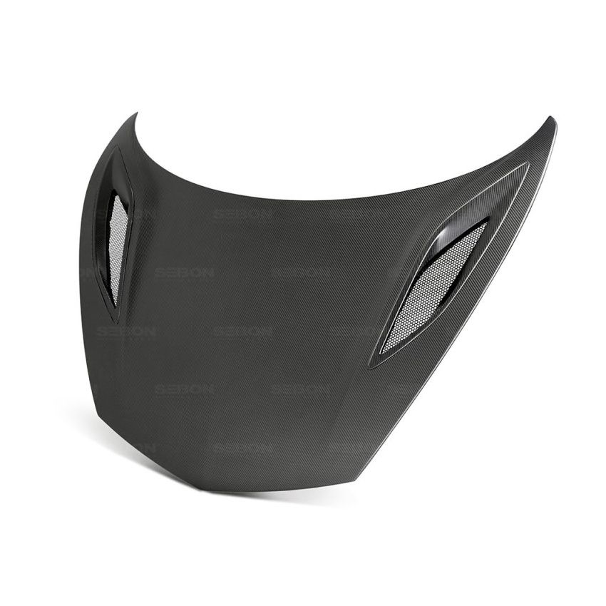 Seibon HD17ACNSX-OE-DRY 17-18 Acura NSX OEM-style Dry Carbon Hood