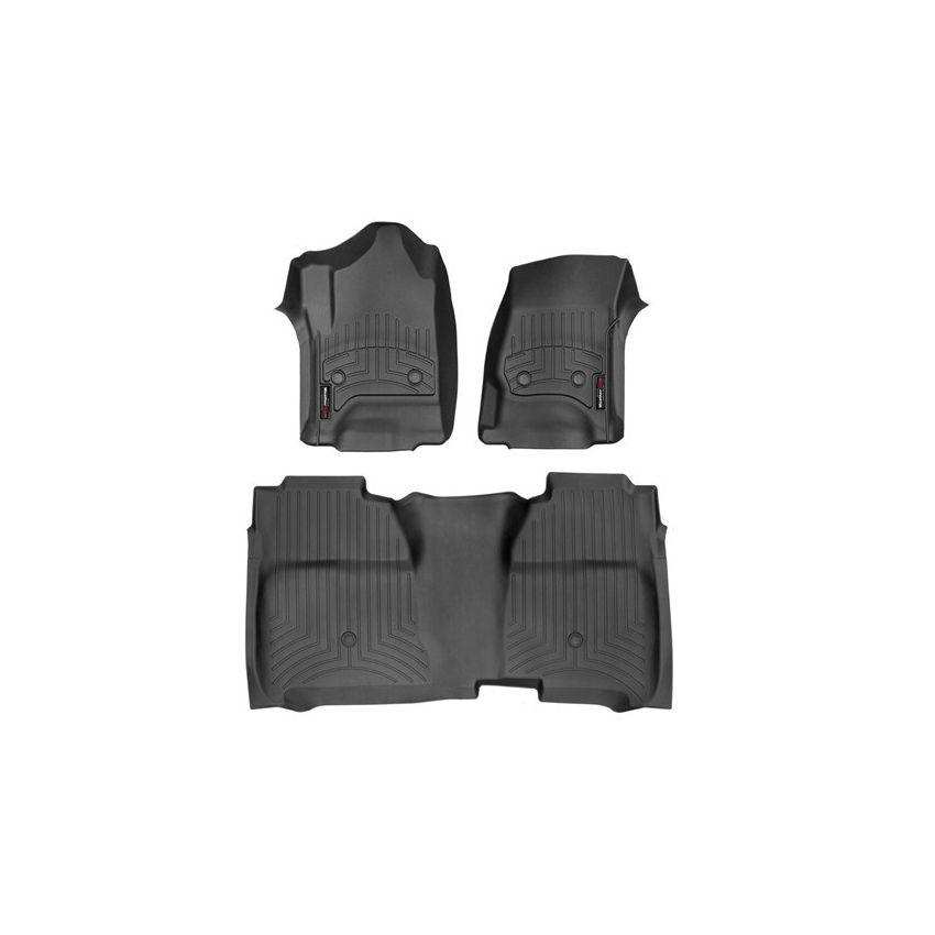 WEATHERTECH WEA446071-445422 14-   GM P/U Front and Rear Floor Liners Black