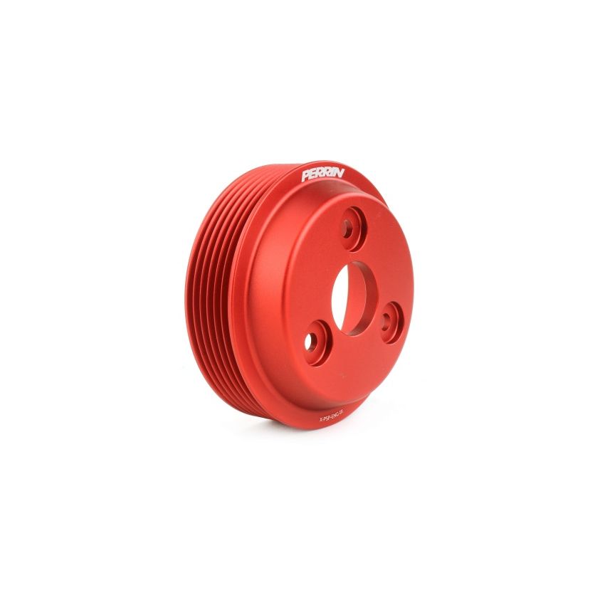 Perrin 2020+ Subaru Forester / Crosstrek Lightweight Water Pump Pulley - Red