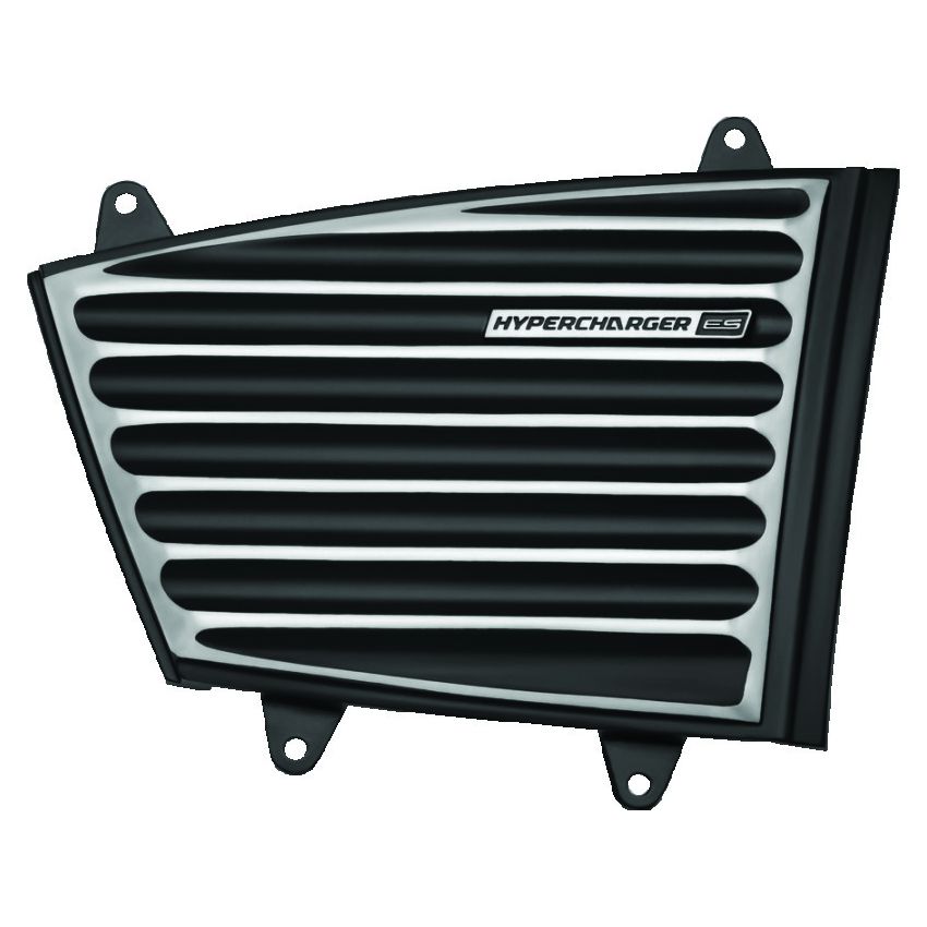 Kuryakyn 9369 Classic Faceplate Hypercharger ES Black & Chrome