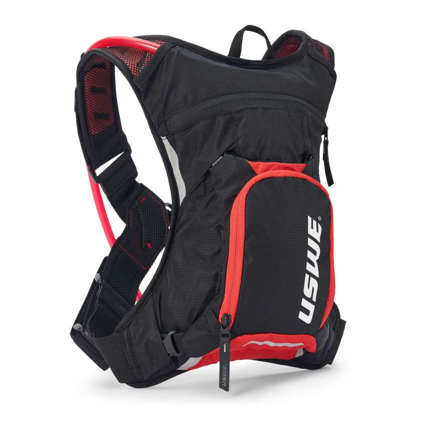 USWE 2035230 MTB Hydro Hydration Pack 3L - Black/ Red