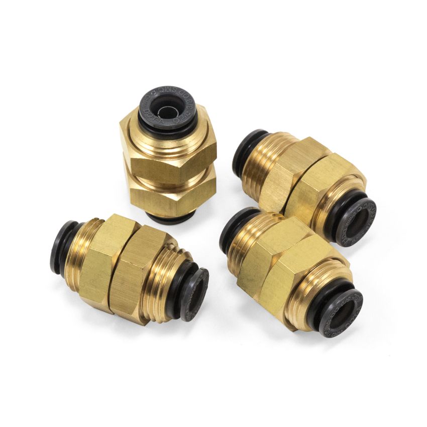 Air Lift 22653 Universal Bulkhead Union 3/8in PTC x 3/8in PTC-DOT