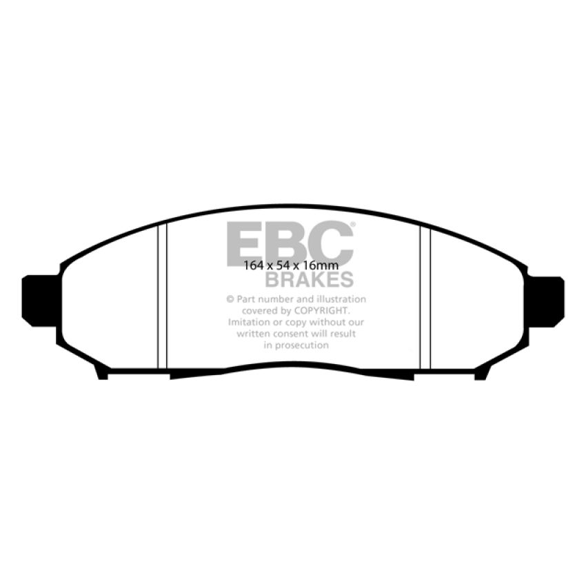EBC 05+ Nissan Frontier 2.5 2WD Ultimax2 Front Brake Pads