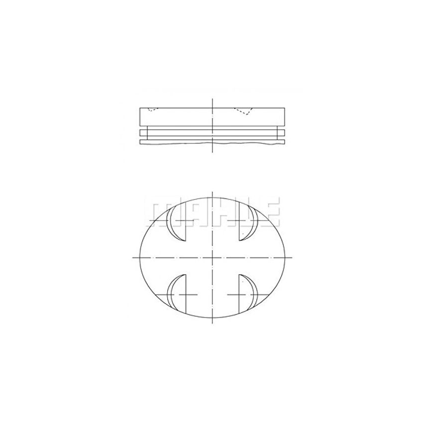 MAHLE 083 15 00 Engine Piston