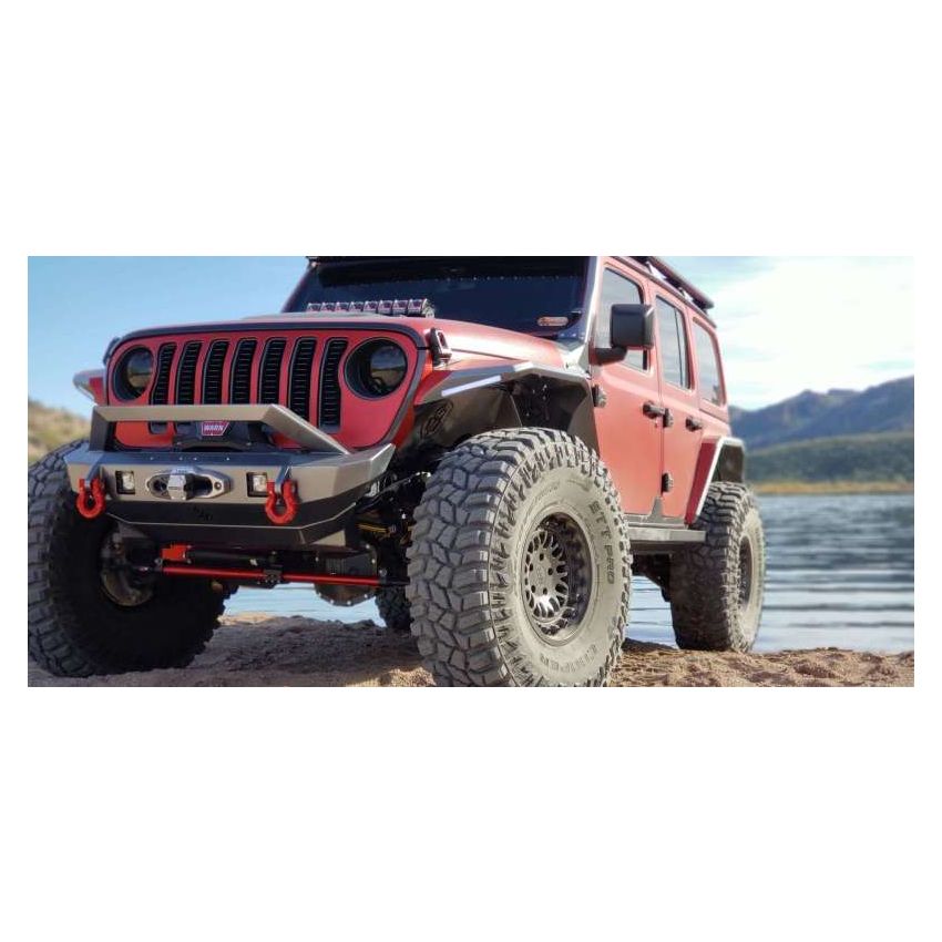 Road Armor 518LFF0Z 18-20 Jeep Wrangler JL Stealth Front Fender Liner JL Body Armor Raw