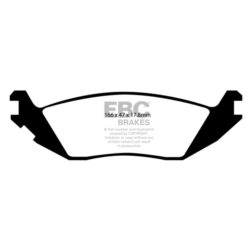 EBC 03+ Dodge B150 B1500 Cargo 1500 Van 1/2 Ton Ultimax2 Rear Brake Pads