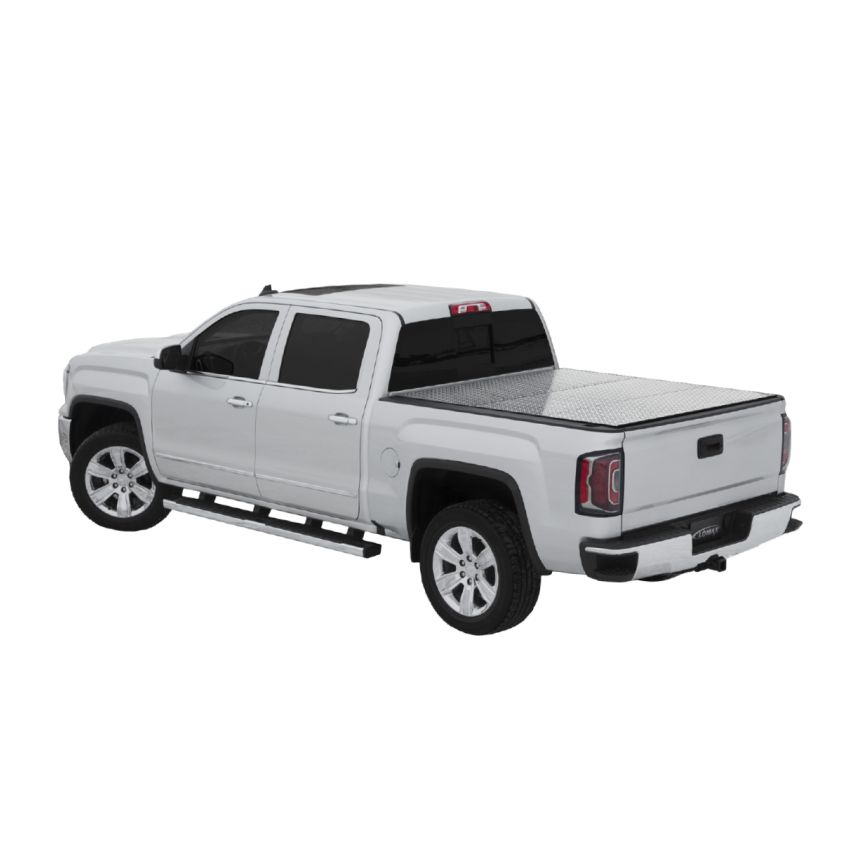 Access B0020079 LOMAX Pro Series Tri-Fold Cover 2019+ Chevy/GMC Full Size 1500 5ft 8in Box - Blk Diamond Mist