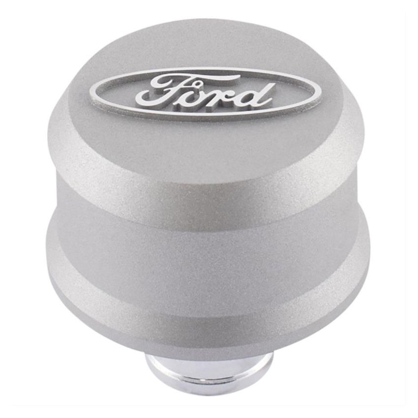 FORD FRD302-437 Valve Cover Breather w/ Slant Edge - Alm Gray