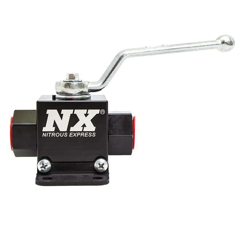 Nitrous Express 15159 Lightweight Billet In-Line Valve 1.5in I.D (Without Fittings)