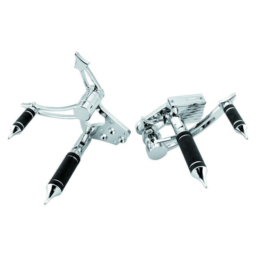 Bikers Choice 482404 58-84 FL 71-86 FX 86-99 FXST FLST Chrome Gladiator Forward Controls 5/8 Bore