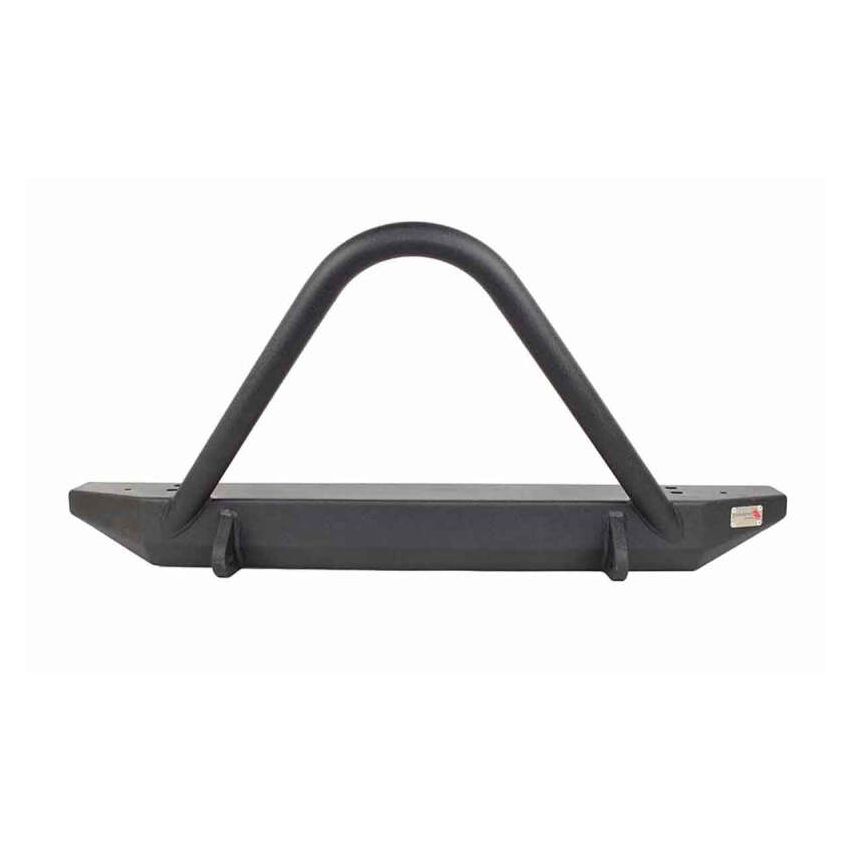 Fishbone Offroad FB22047 97-06 Jeep Wrangler TJ Rubicon Steel Front Bumper W/Stinger - Blk Txtrd Pwdercoat