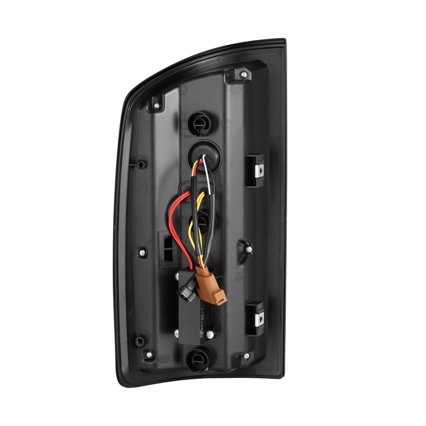 AlphaRex 641050 07-08 Dodge Ram1500/07-09 Dodge Ram 2500+3500 Luxx-Series LED Tail Lights(Pair) Alpha Black