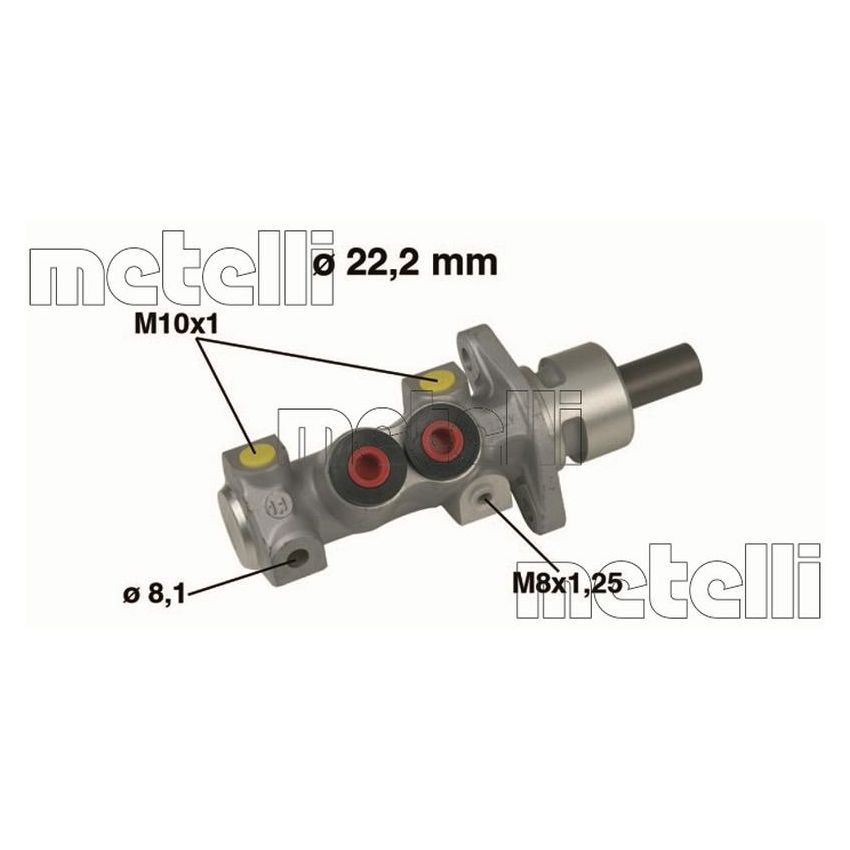 METELLI 05-0489 Brake Master Cylinder