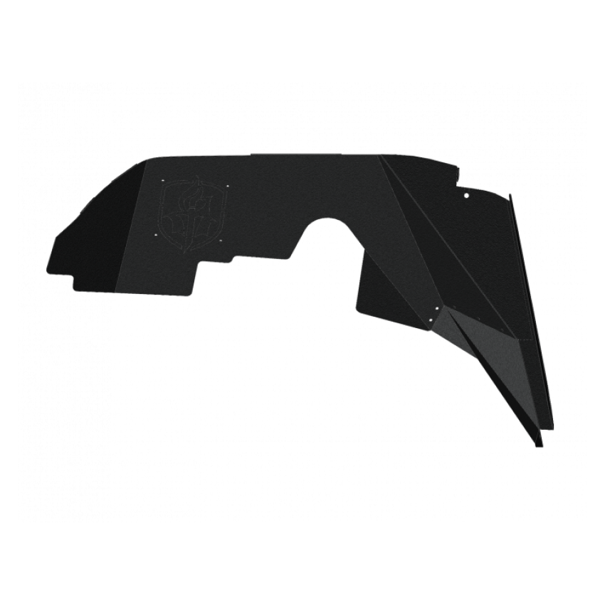 Road Armor 18-20 Jeep Wrangler JL Stealth Front Fender Liner JL Body Armor Black Steel