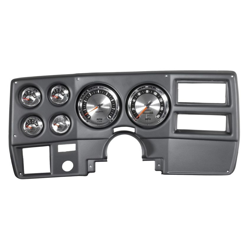 Autometer American Muscle Gauge Kit 6 Pc Chevy Truck/Suburban 73-83 Tach/Mph/Fuel/Oilp/Wtmp/Volt