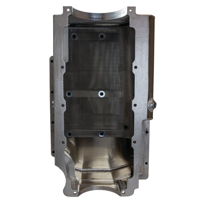 MOROSO MOR20376 BBC 2pc. Billet Rail Oil Pan