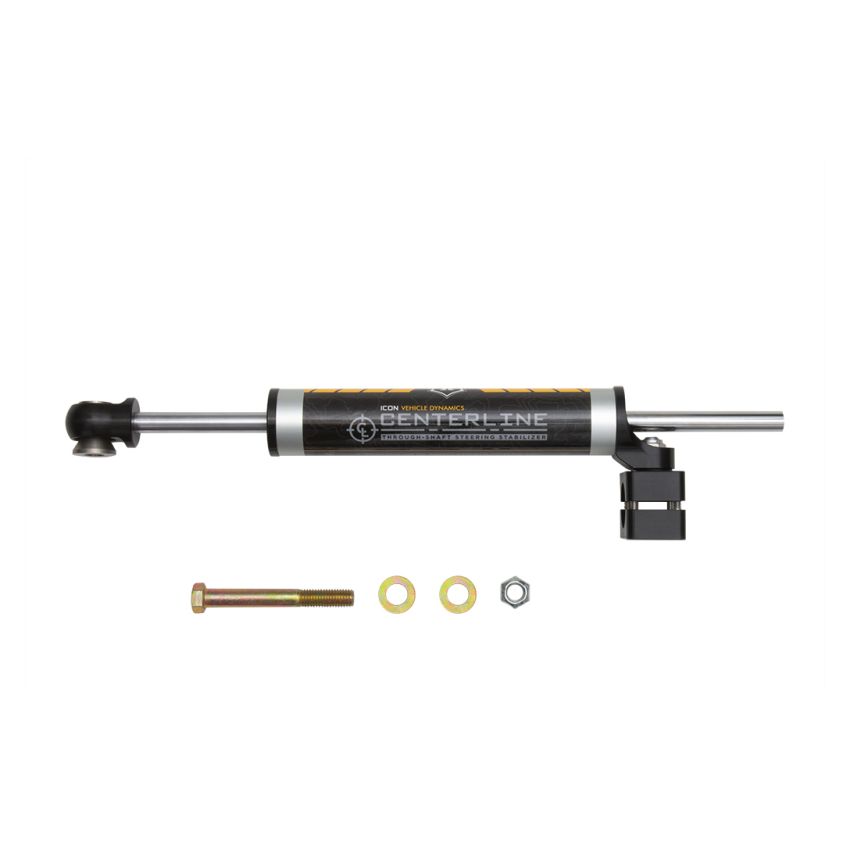 ICON 22039 07-18 Jeep Wrangler JK Centerline Steering Stabilizer Kit (Non Adj)