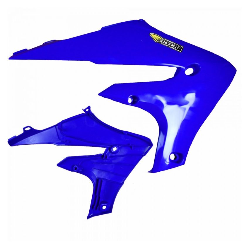 Cycra 1CYC-1784-62 20+ Yamaha WR250F Powerflow Radiator Shrouds - OEM Blue