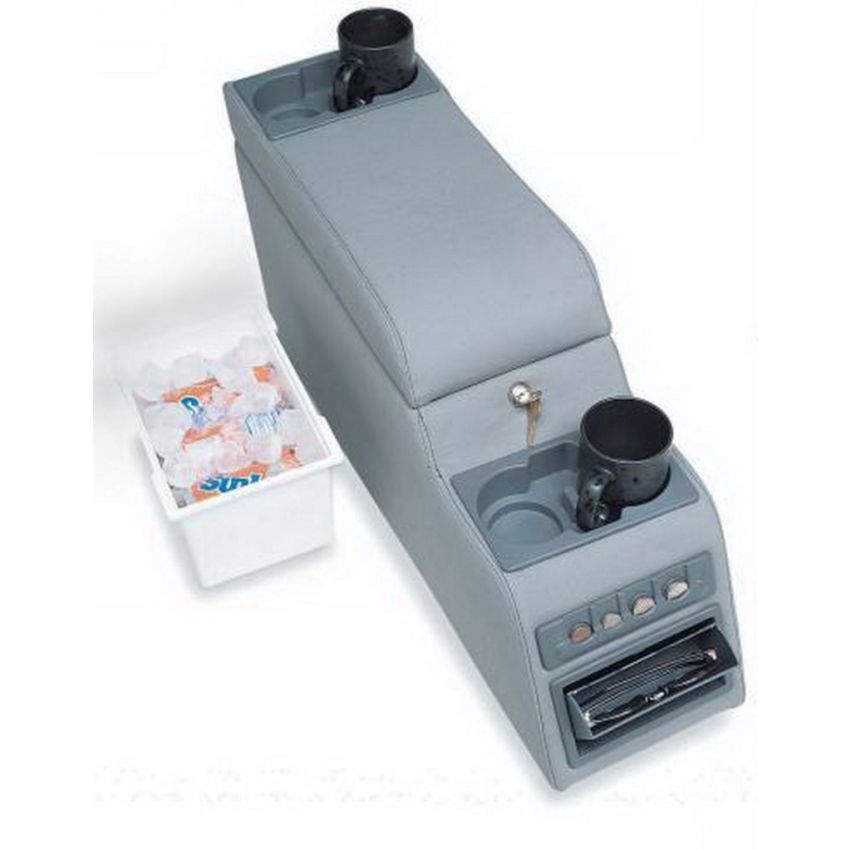 Rampage 31511 1976-1983 Jeep CJ5 Locking Center Console - Grey