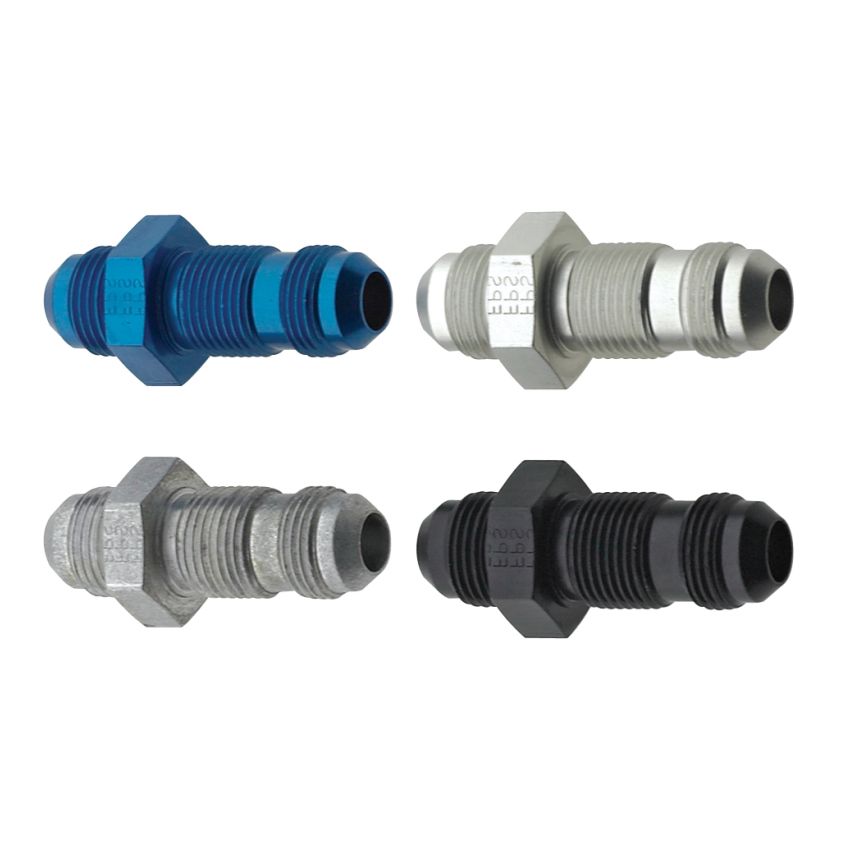 FRAGOLA FRG483203-BL Str Bulkhead Fitting #3 Black