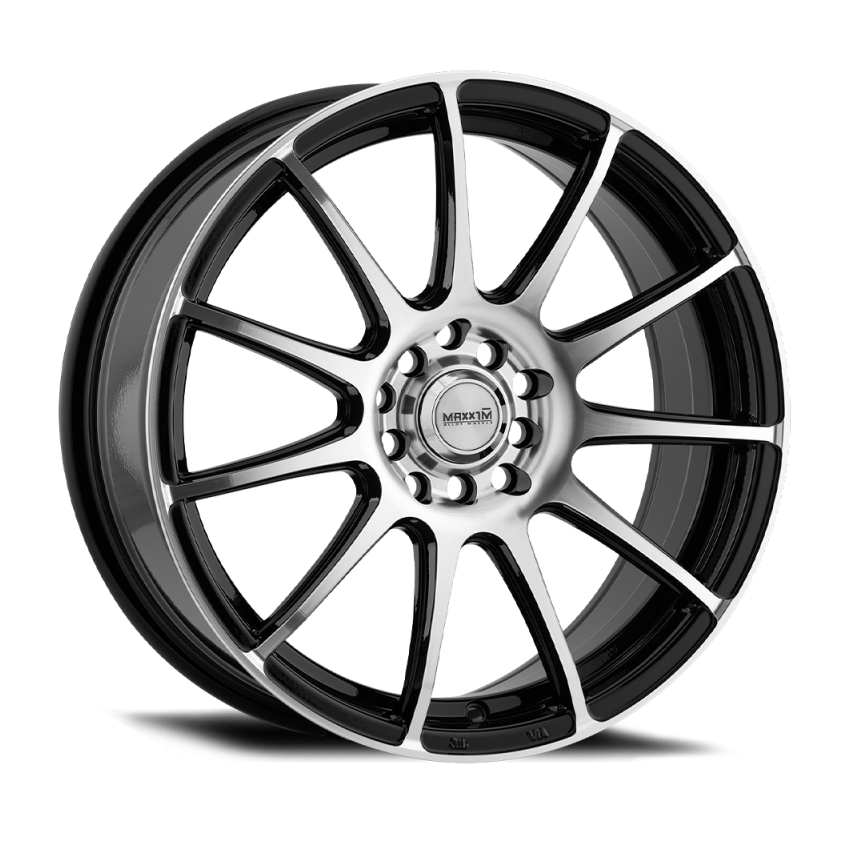 Maxxim Champ 15x6.5 8x100/114.3 ET38 Machined Face / Gloss Black