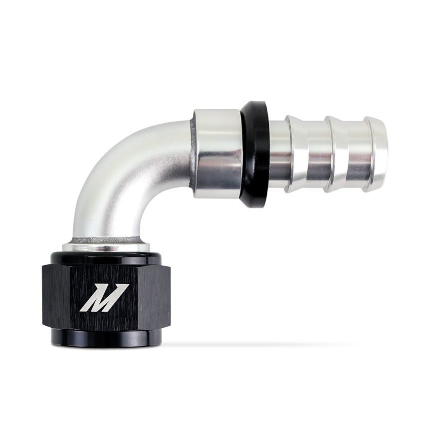 Mishimoto 90-Degree Push Lock Fitting -12AN
