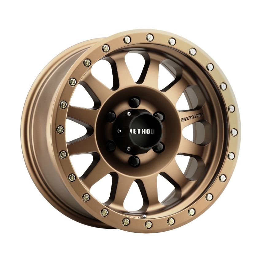 Method MR304 Double Standard 16x8 0mm Offset 6x5.5 108mm CB Method Bronze Wheel