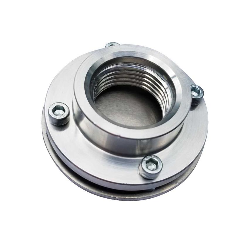 Moroso 22757 -12An Female Non Weld-On Valve Cover Fitting w/Baffle