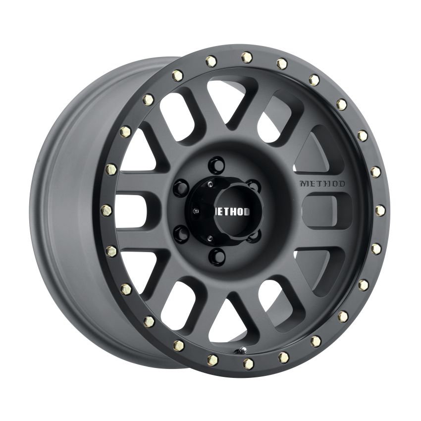 Method Wheels MR30989016818 Method MR309 Grid 18x9 +18mm Offset 6x135 94mm CB Titanium/Black Street Loc Wheel