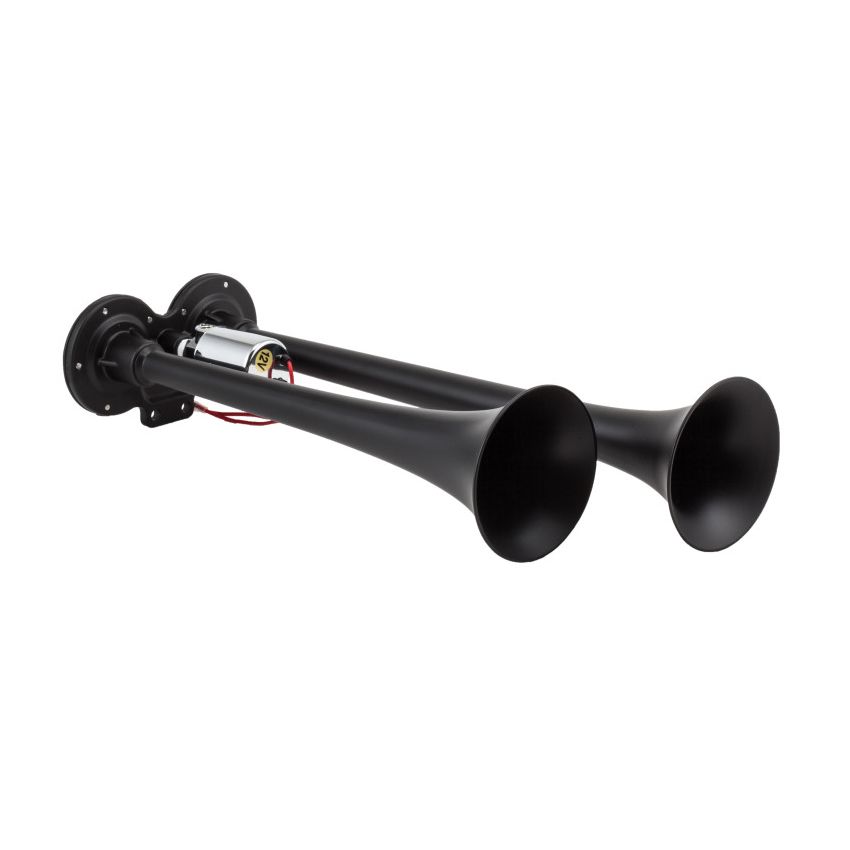 Kleinn Air Horns 102-1 Kleinn Black Dual Horn/ 15In/12.25In - XCR2.0 Coated Zinc Alloy