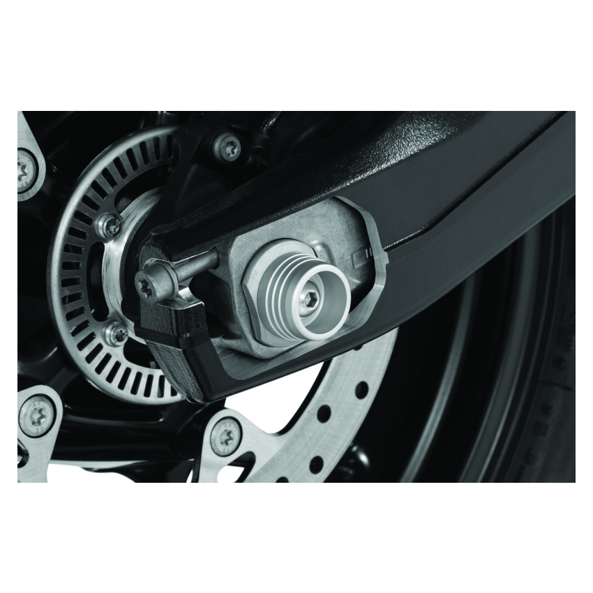 Kuryakyn 3817 Lodestar Rear Axle Slider Silver