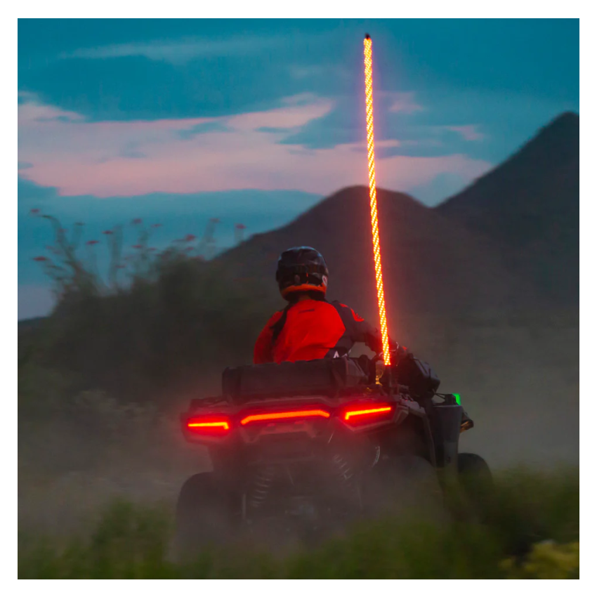 BOSS Audio Systems ATV Whip Antenna/ 72 inch/ Multicolor/ IP67 Weatherproof