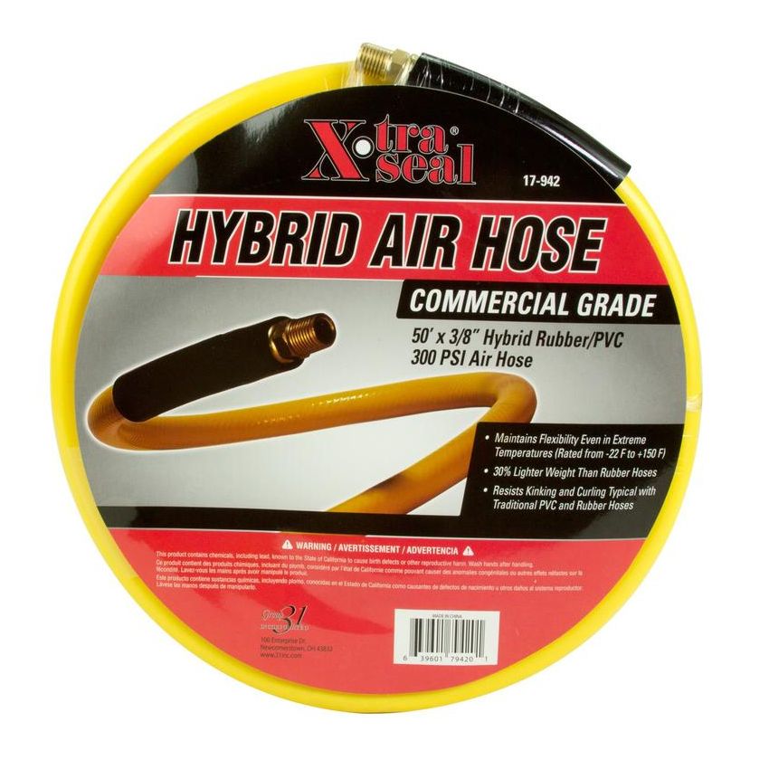 31 INCORPORATED 17-942 50ft x 3/8in. Hybrid Air Hose 1/4in. NPT