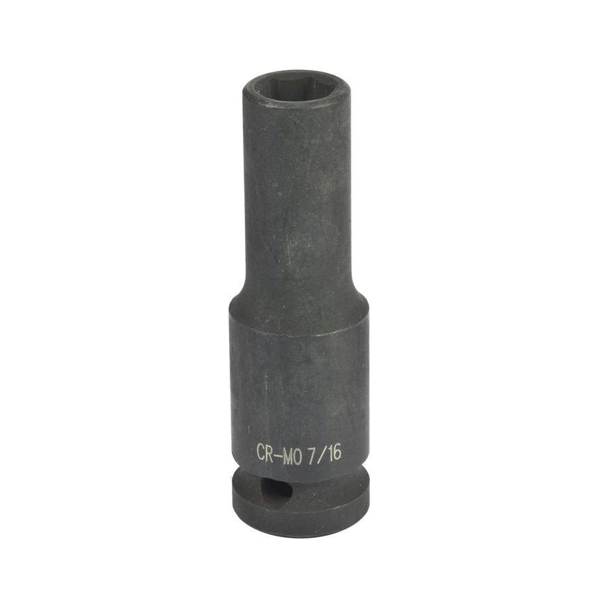 31 INCORPORATED 18-460 1/2in Drive Deep Length SAE Socket - 7/16in