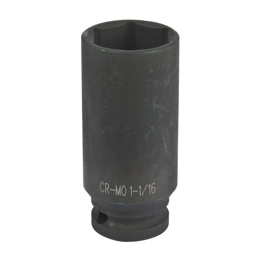31 INCORPORATED 18-570 1/2in Drive Xtra Thin Wall Deep Length Socket SAE - 1-1/16in