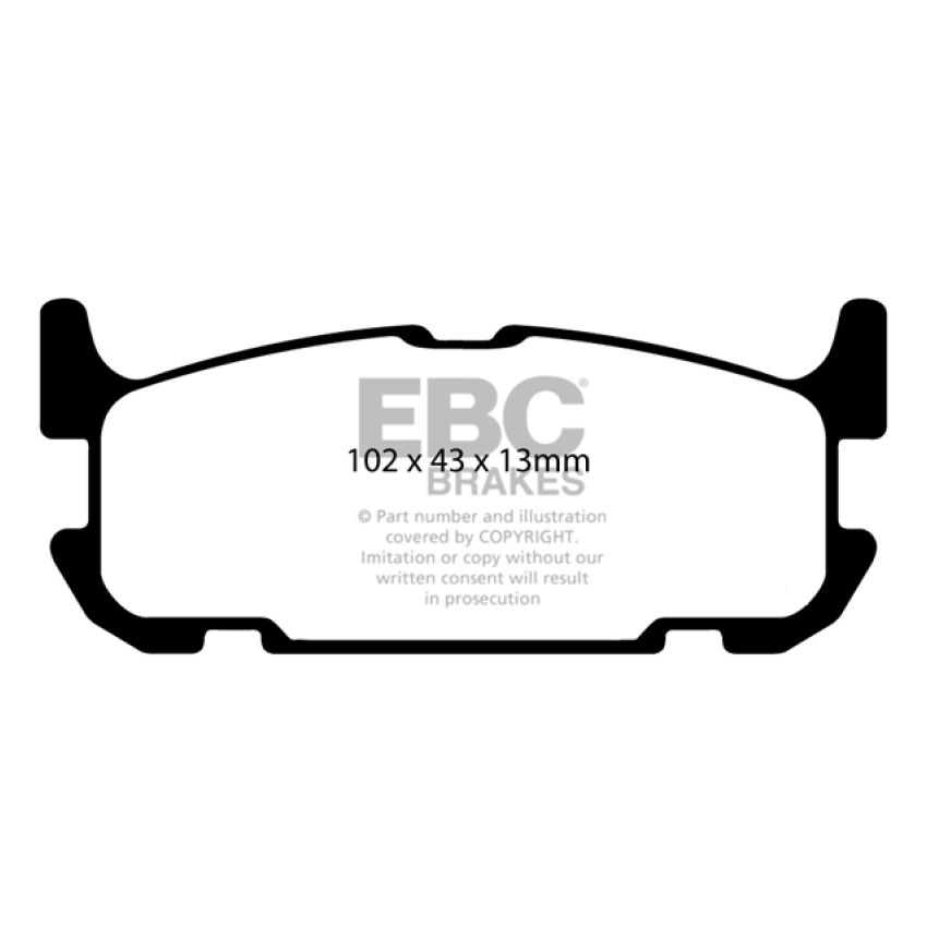 EBC 04-05 Mazda Miata MX5 1.8 (Sports Suspension) Ultimax2 Rear Brake Pads