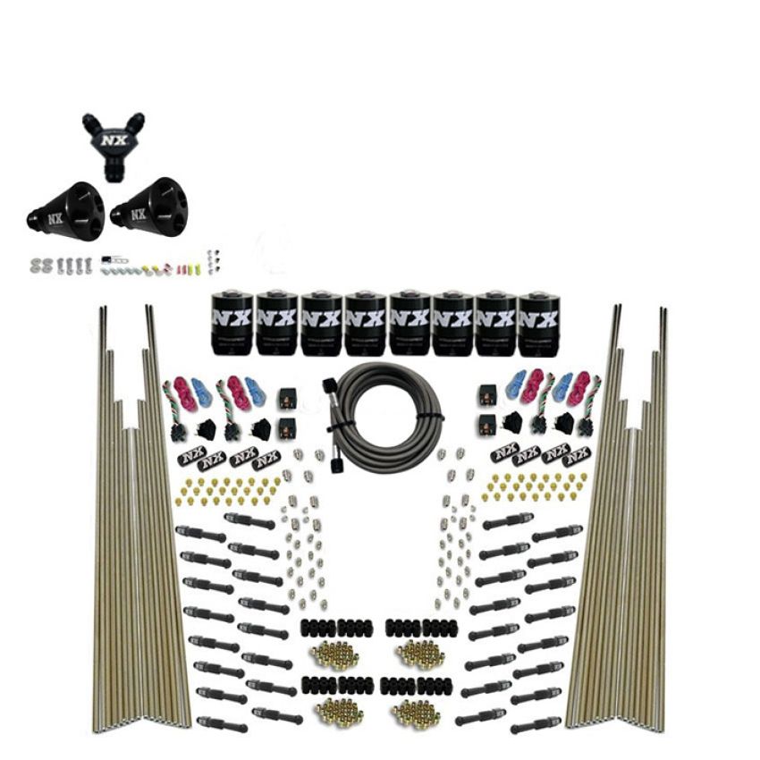 Nitrous Express 93306-00 8 CYL DRY DIRECT PORT, FOUR STAGE, 8 SOLENOIDS, WITHOUT BOTTLE (200-600HP)