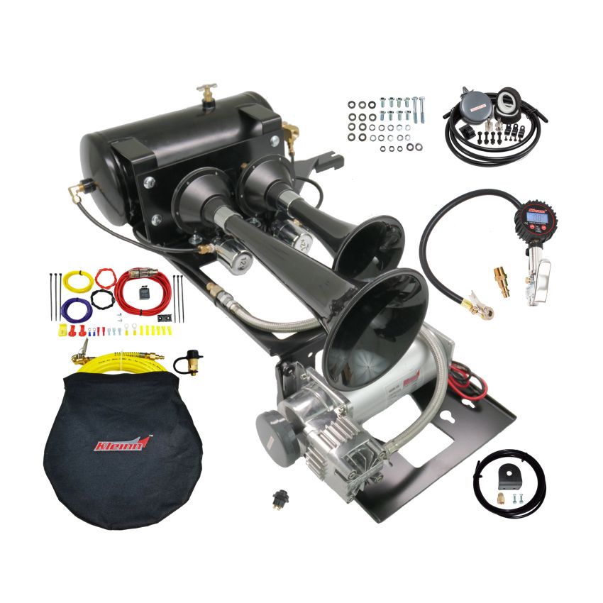 Kleinn Air Horns TJXTREME Kleinn 97-06 Jeep Wrangler TJ Onboard Air System w/ Model 220 Horns