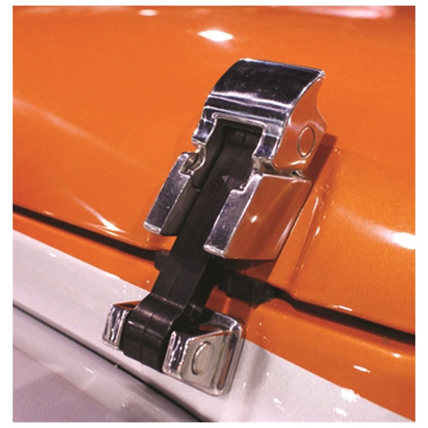 Rampage 2007-2018 Jeep Wrangler(JK) Hood Catch - Stainless