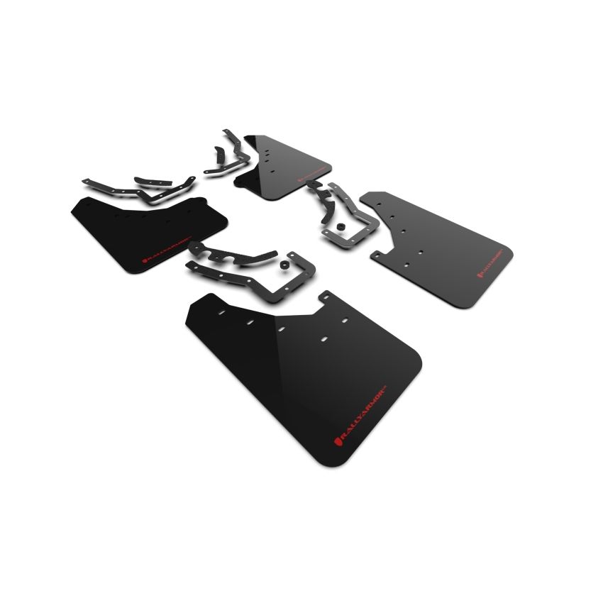 Rally Armor MF114-UR-BLK-RD Black Mud Flap/Red Logo