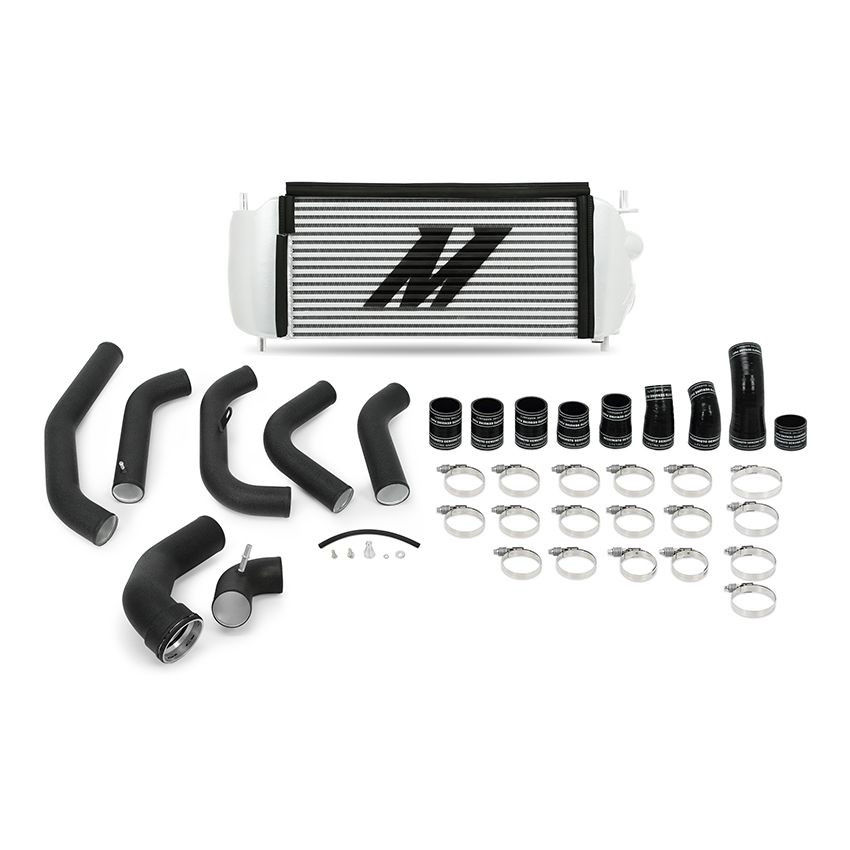 Mishimoto 15-16 Ford F-150 EcoBoost 3.5L Silver Performance Intercooler Kit w/ Black Pipes