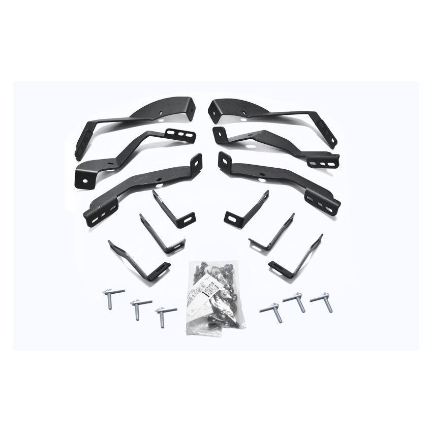 Go Rhino 6840425 15-19 Chevrolet Silverado 2500HD/3500HD Brackets for OE Xtreme Cab Length SideSteps